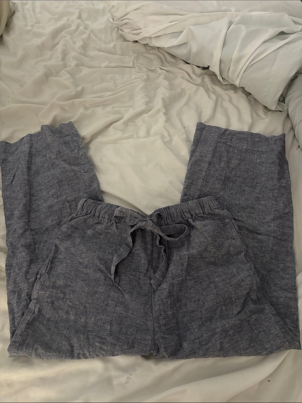 Marine Layer XS cropped linen pants